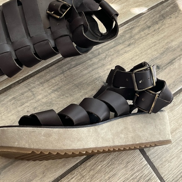 A.P.C. Dark Brown Cesar Sandals 40 - Picture 2 of 7